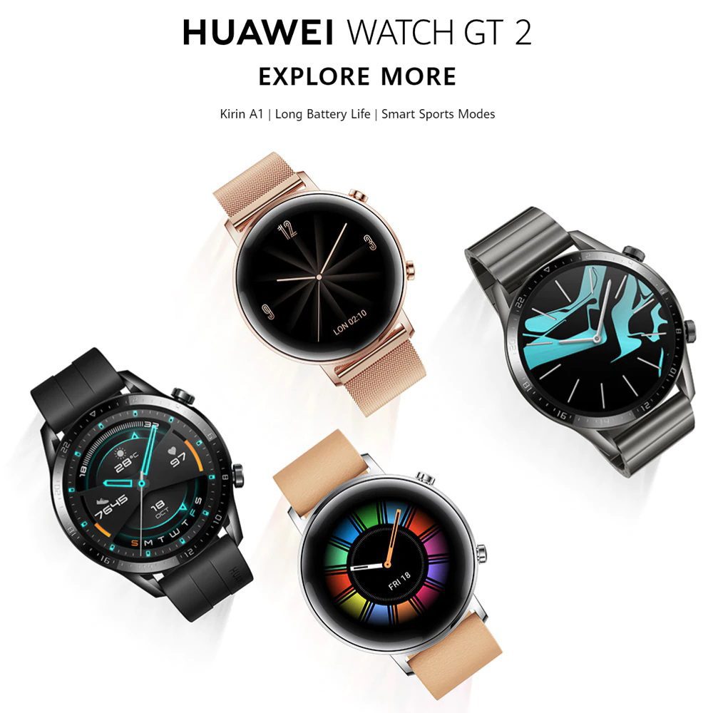 Huawei Watch GT 2 Smartwatch ( Review ) 14 Days Battery Life For Android and iOS