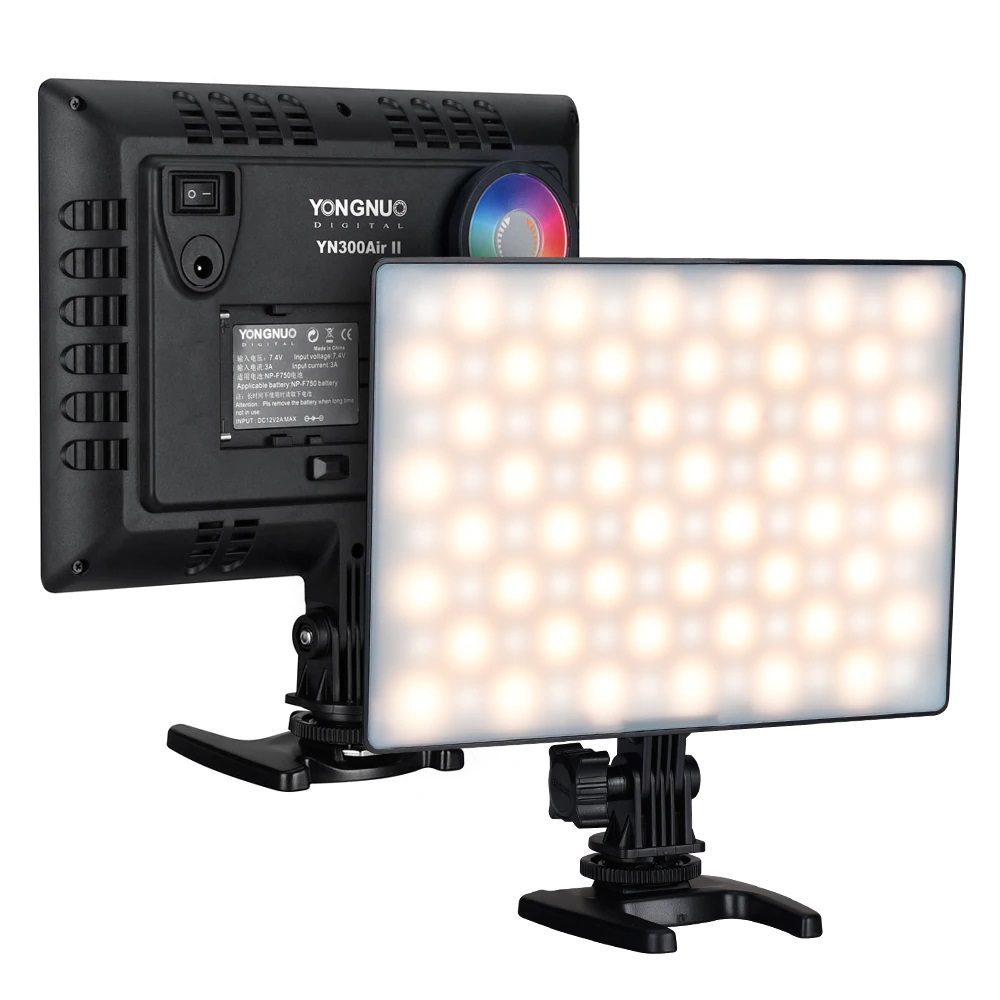 YONGNUO YN300 Air II YN-300 ( Review ) air Pro 3200k-5500k RGB LED Camera Video Light