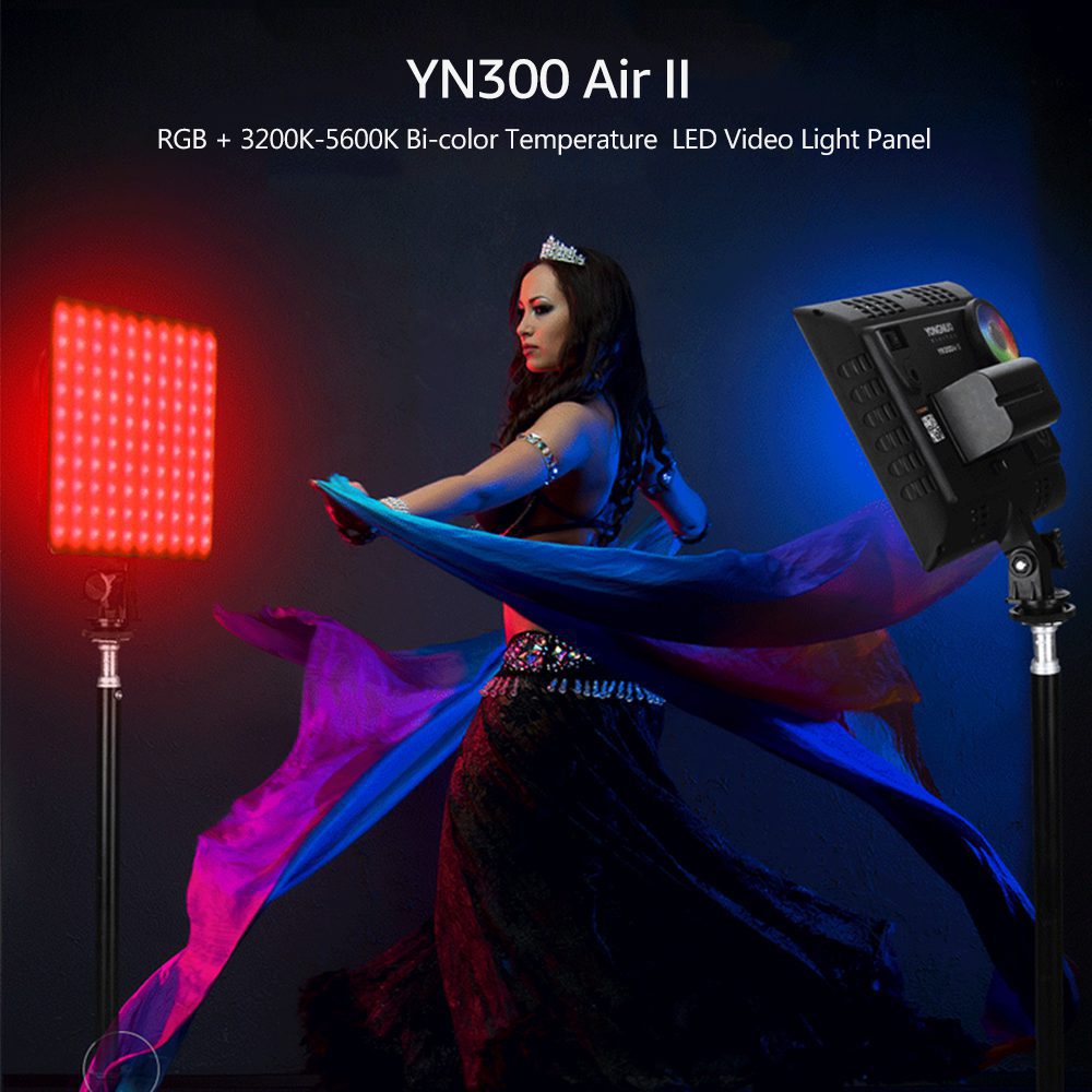 YONGNUO YN300 Air II YN-300 ( Review ) air Pro 3200k-5500k RGB LED Camera Video Light