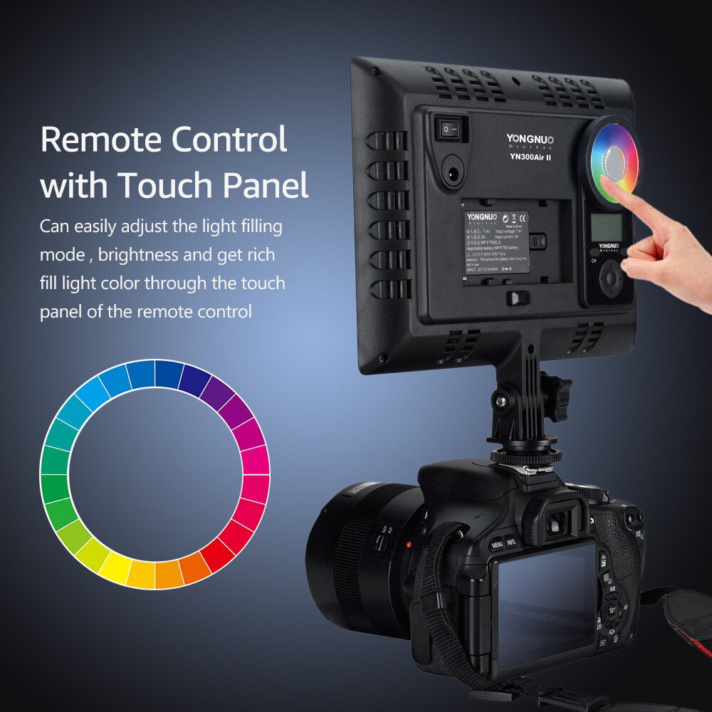 YONGNUO YN300 Air II YN-300 ( Review ) air Pro 3200k-5500k RGB LED Camera Video Light